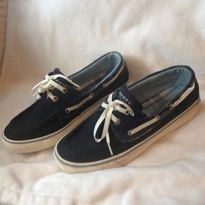 Sperry Topsiders in Navy Blue